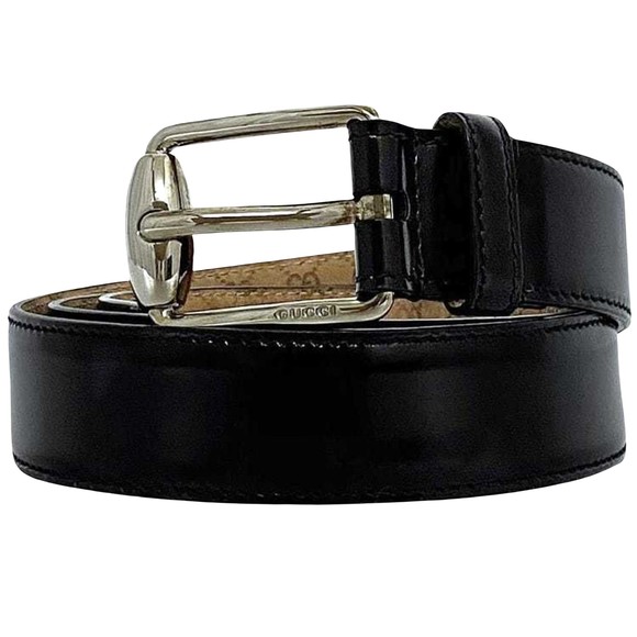 Gucci Black Leather belt - Picture 1 of 10